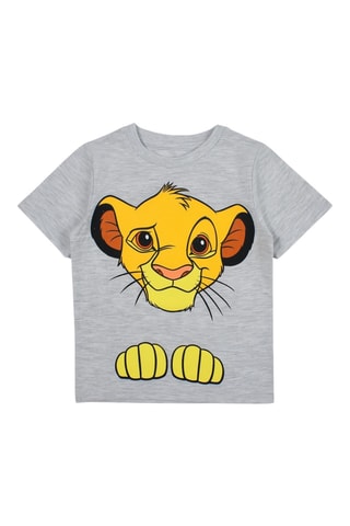 Camiseta y short Simba El Rey León Disney - Gris