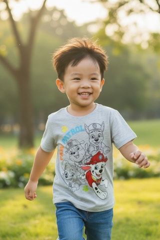 Camiseta La Patrulla Canina - Gris