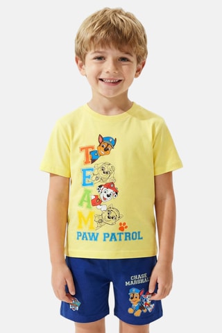 Camiseta y short La Patrulla Canina - Amarillo