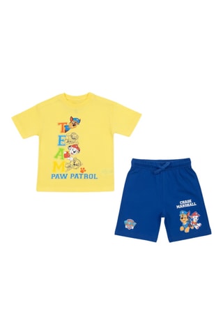 Camiseta y short La Patrulla Canina - Amarillo