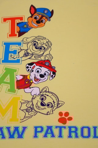 Camiseta y short La Patrulla Canina - Amarillo