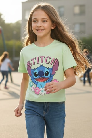 Camiseta Stitch Lilo y Stitch Disney - Rosa