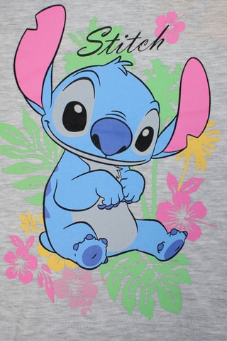 Camiseta y short Stitch Lilo y Stitch Disney - Gris