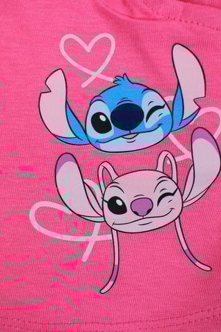 Camiseta y short Ángel y Stitch Lilo y Stitch Disney - Rosa