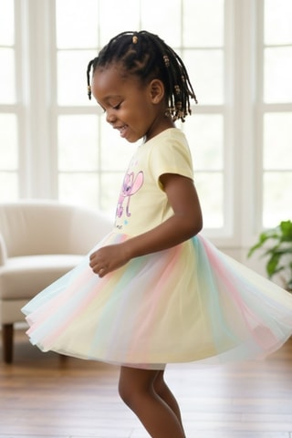 Vestido Ángel y Stitch Lilo y Stitch Disney - Amarillo