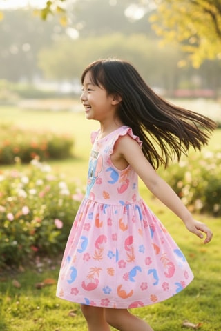 Vestido Stitch Lilo y Stitch Disney - Rosa