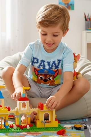 Camiseta y short La Patrulla Canina - Azul