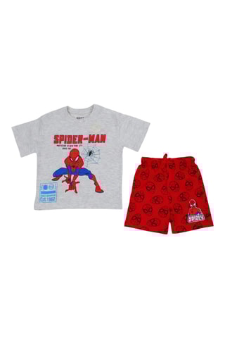 Camiseta y short Spider-man Los Vengadores Marvel - Gris