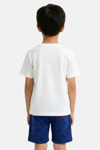Camiseta y short Spider-man Los Vengadores Marvel - Blanco