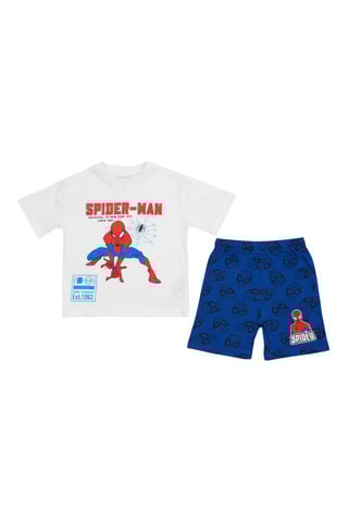 Camiseta y short Spider-man Los Vengadores Marvel - Blanco