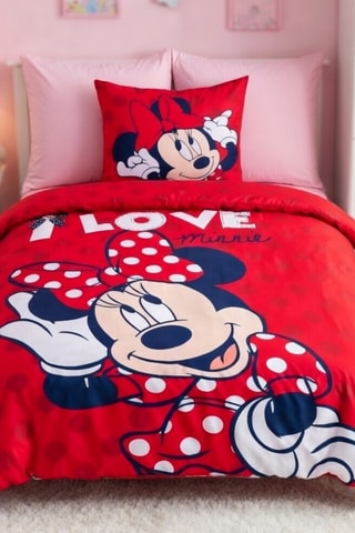 Funda nórdica Minnie Disney - Rojo
