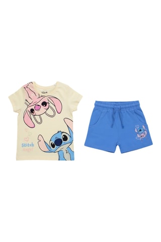 Camiseta y short Ángel y Stitch Lilo y Stitch Disney - Azul