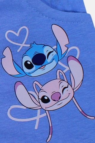 Camiseta y short Ángel y Stitch Lilo y Stitch Disney - Azul