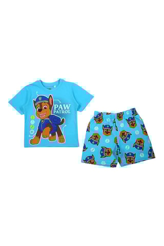Camiseta y short La Patrulla Canina - Azul