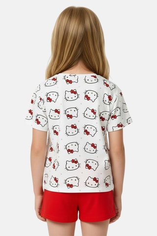 Camiseta y short Hello Kitty Sanrio - Rojo