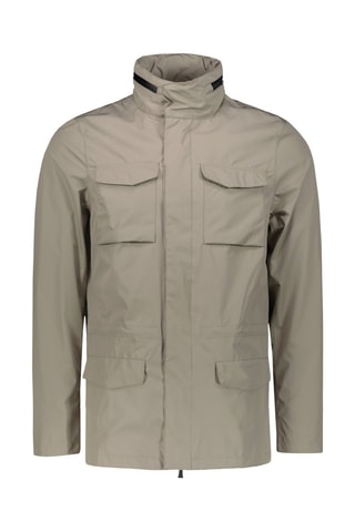 Parka con capucha - Beige