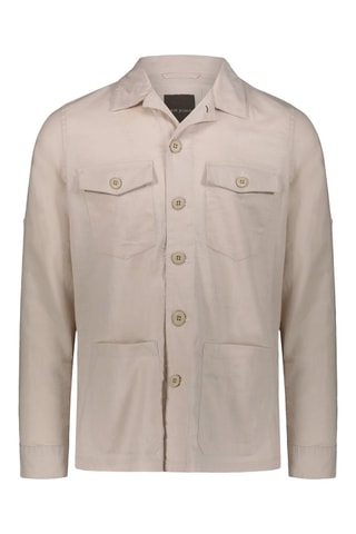 Sobrecamisa de lino - Beige