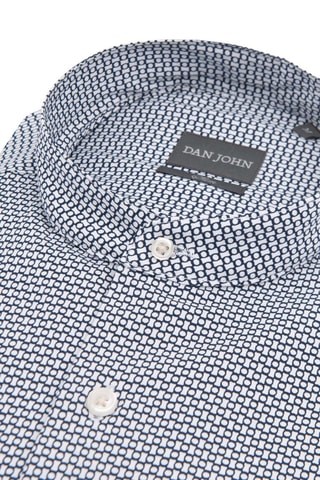 Camisa - Azul rey y blanco