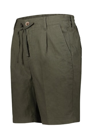 Bermudas de lino - Caqui