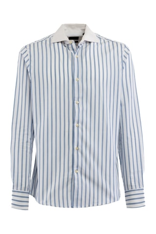 Camisa - Blanco y azul