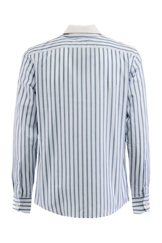 Camisa - Blanco y azul