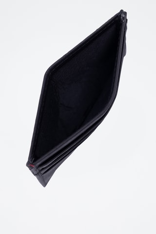 Tarjetero de piel - Negro