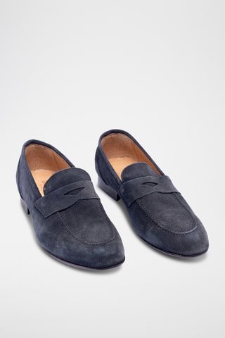 Mocasines de nobuk - Negro