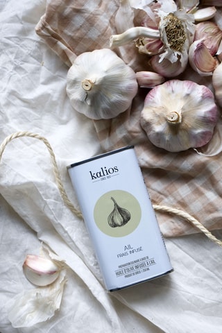 Huile d'olive infusée ail - 250 ml