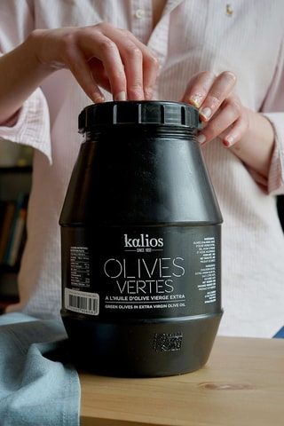 Olive verte Chalkidiki à l'huile d'olive - 2 kg