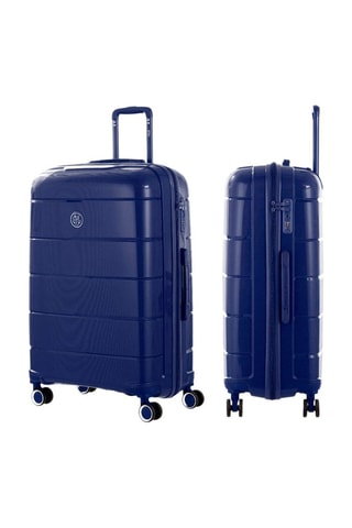Valise grand volume (L) CH3 - Bleu marine - 75 cm - Cadenas TSA