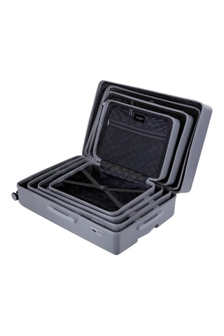 Set de 4 valises Mad S/M/L/ XL - Argent - 55/65/75/85 cm - Murano