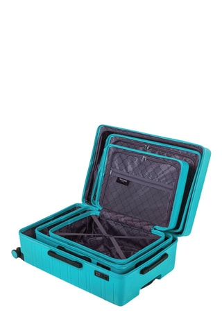 Set de 3 valises - Turquoise - 55/65/75 cm - Murano