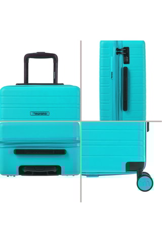 Set de 3 valises - Turquoise - 55/65/75 cm - Murano