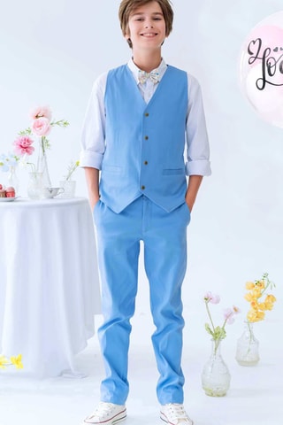 Pantalón chino - Azul claro