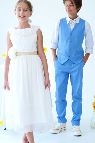 Pantalón chino - Azul claro