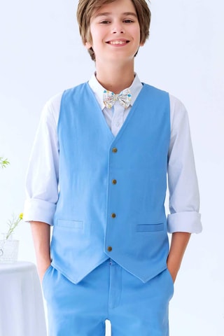 Chaleco de traje - Azul claro