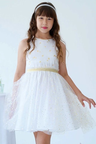 Vestido de lino - Blanco