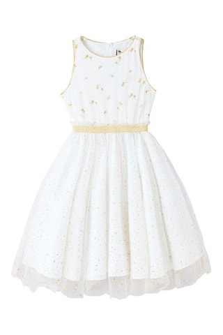 Vestido de lino - Blanco