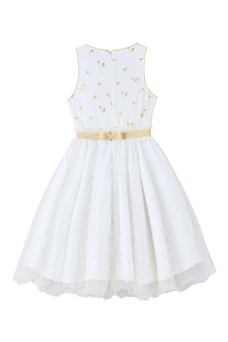 Vestido de lino - Blanco