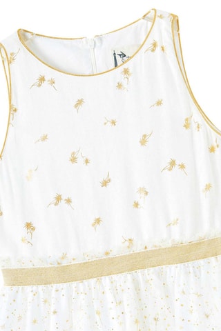 Vestido de lino - Blanco