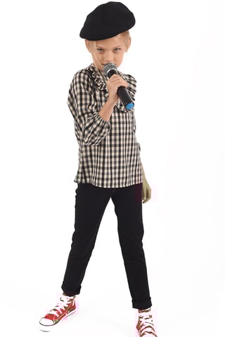 Pantalón slim fit - Negro