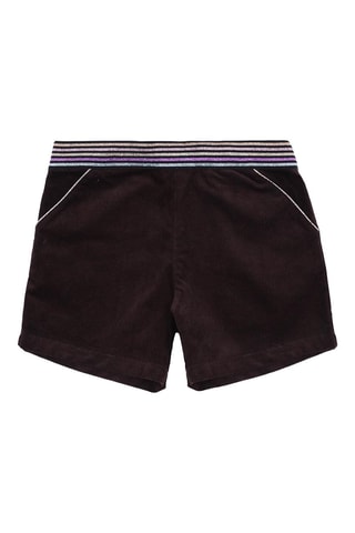 Short de terciopelo - Marrón