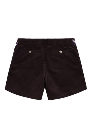 Short de terciopelo - Marrón