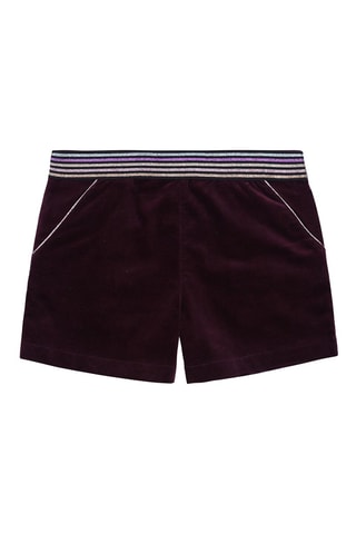 Short de terciopelo - Burdeos