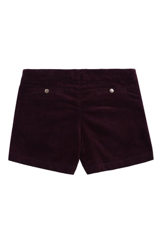 Short de terciopelo - Burdeos