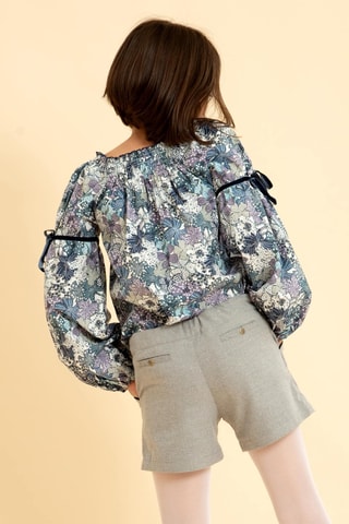 Short de lana - Gris