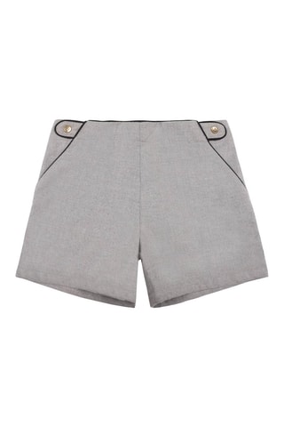 Short de lana - Gris