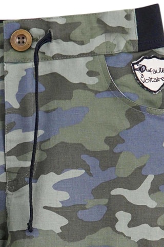 Bermudas de lino - Caqui