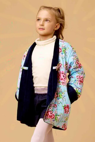 Chaqueta reversible - Azul claro