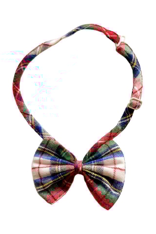 Pajarita de lana - Blanco